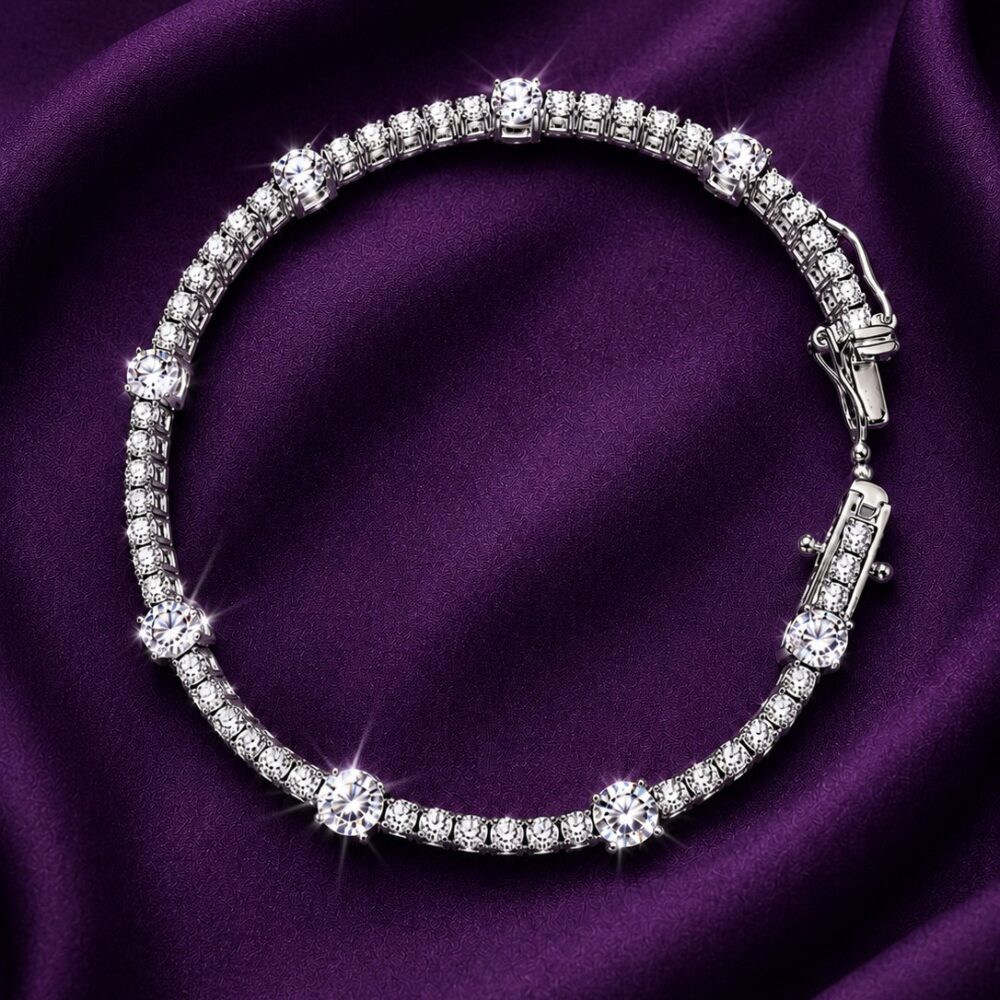 Luna Royale Tennis Bracelet