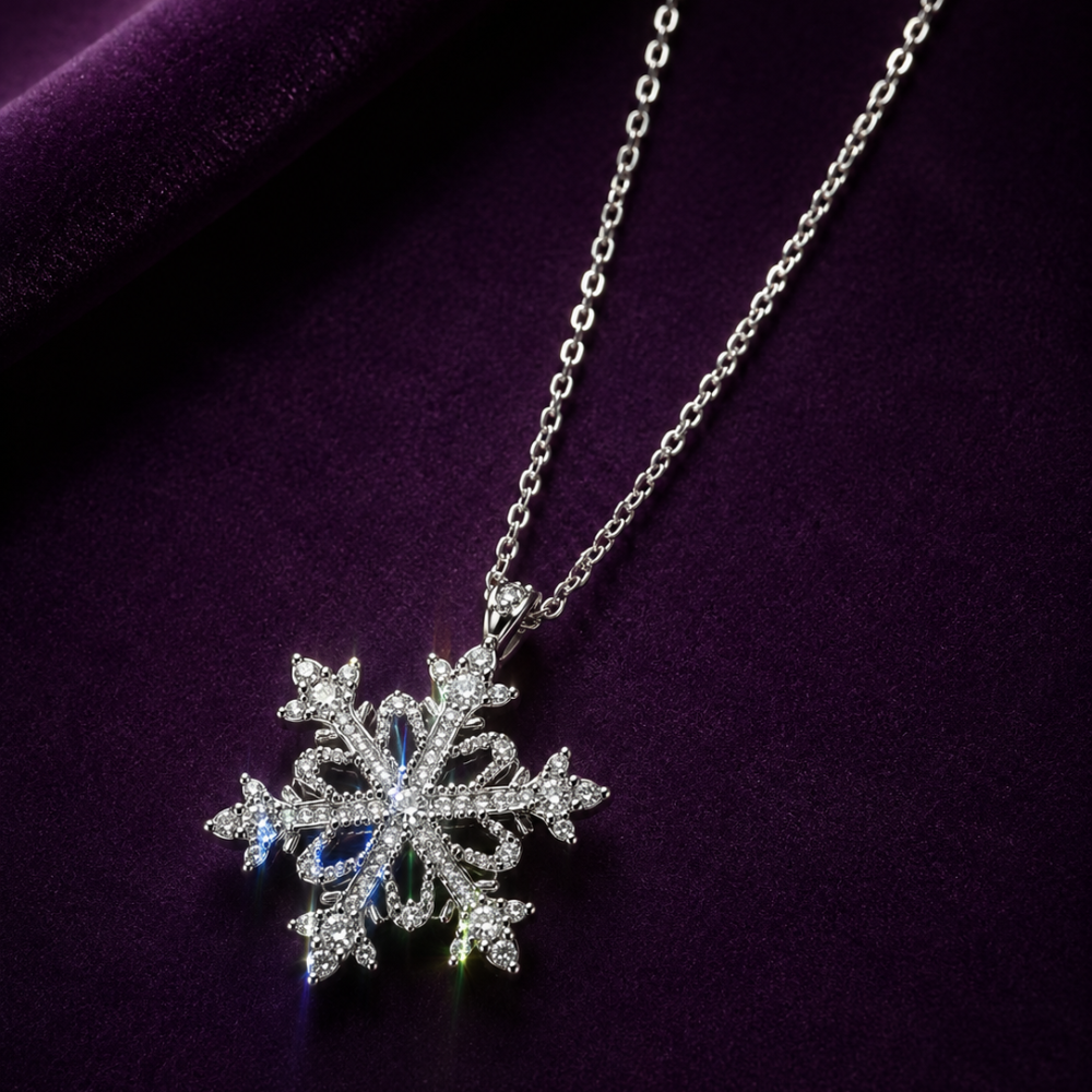 Crystal Snowflake Necklace