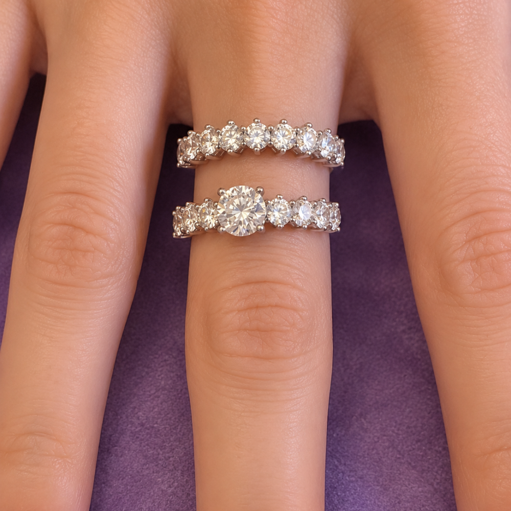 Eternal Sparkle Diamond Ring Set